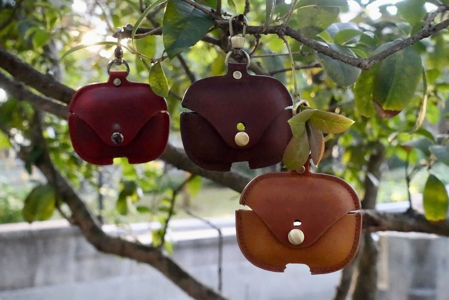 AirPods Pro 保護殼 皮革 深棕 1/2代