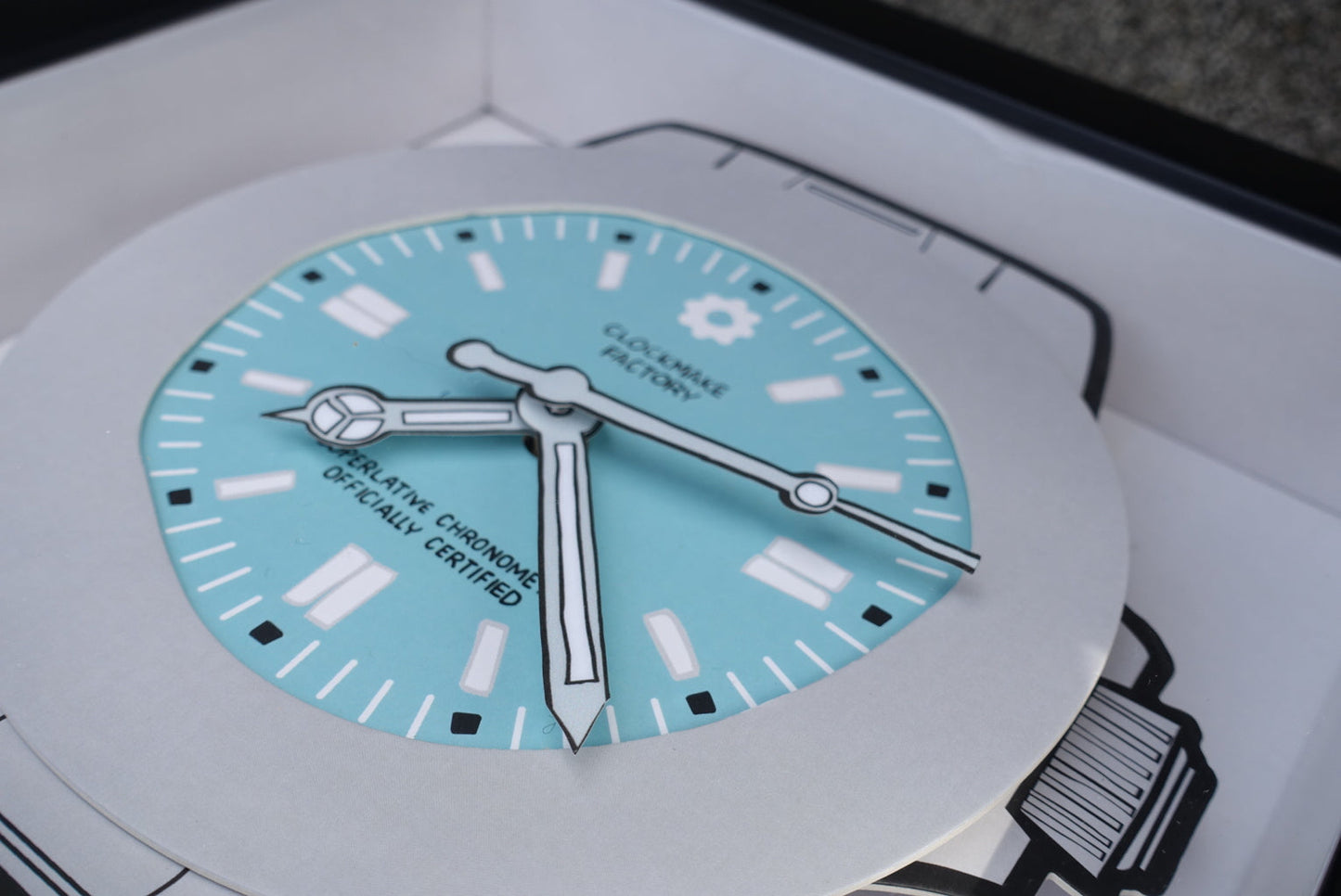 無時無刻 2D裝置藝術 手繪感時鐘 DIY材料包 Tiffany