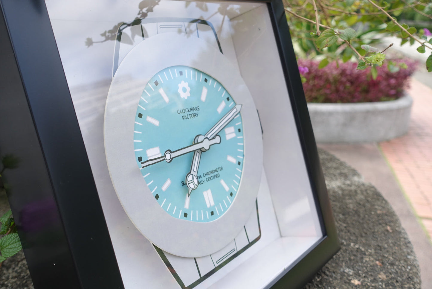 無時無刻 2D裝置藝術 手繪感時鐘 DIY材料包 Tiffany