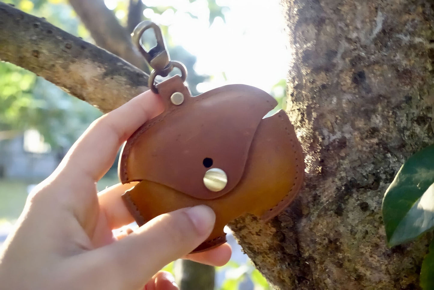 AirPods Pro 保護殼 皮革 深棕 1/2代