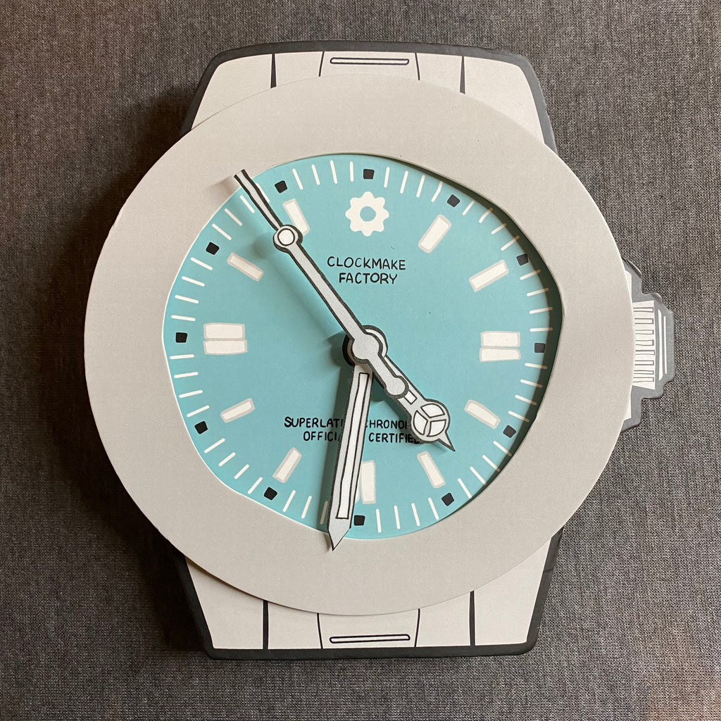 無時無刻 2D裝置藝術 手繪感時鐘 DIY材料包 Tiffany