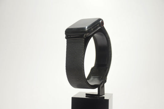 Apple Watch 錶帶 經典米蘭金屬 黑色 22mm