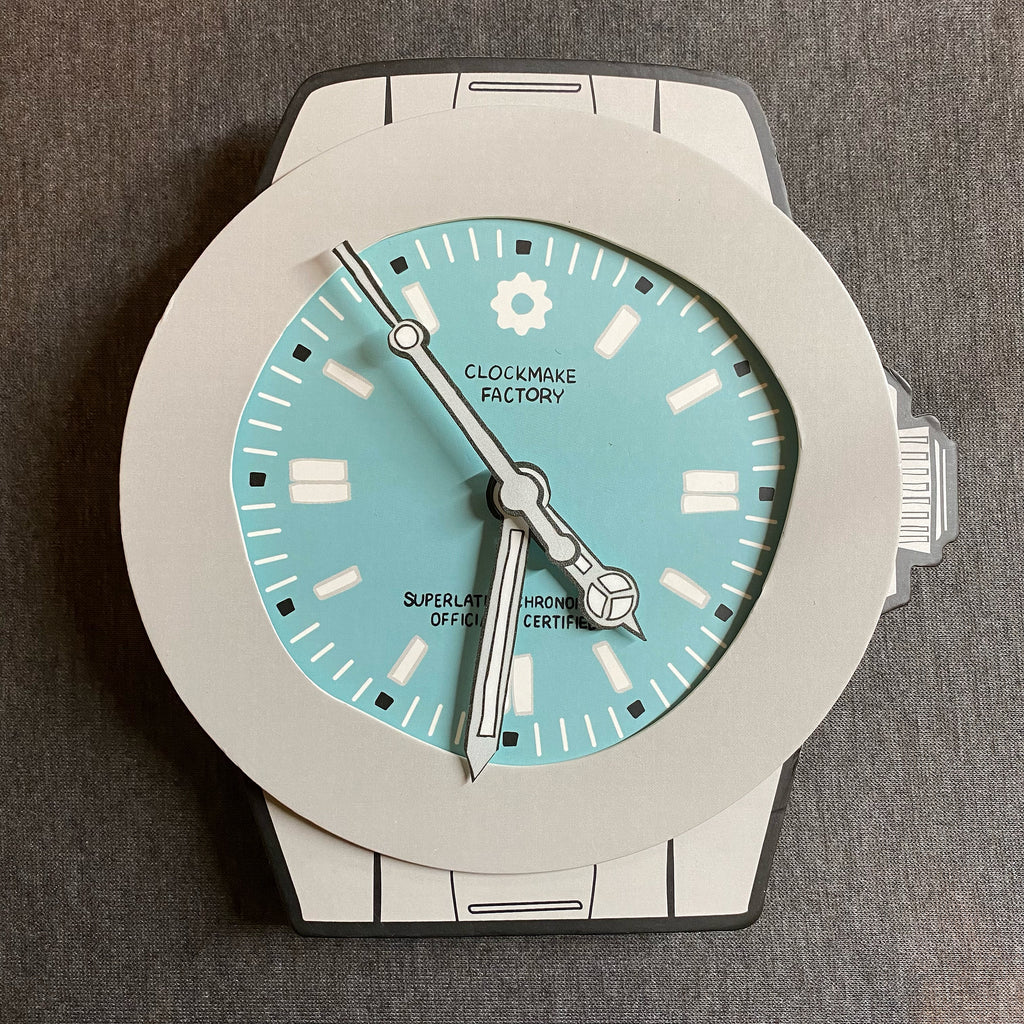 無時無刻 2D裝置藝術 手繪感時鐘 DIY材料包 Tiffany