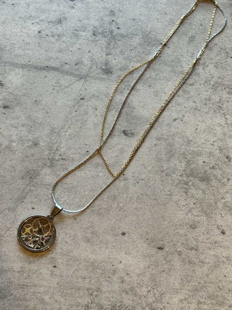 項鍊 鐘擺之舞 玫瑰金
