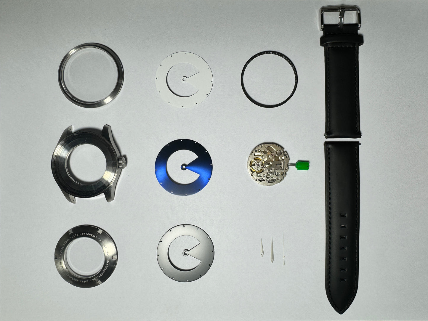 42MM機械錶 DIY KIT SET|日本製自動上鏈機械機芯|鏤空設計