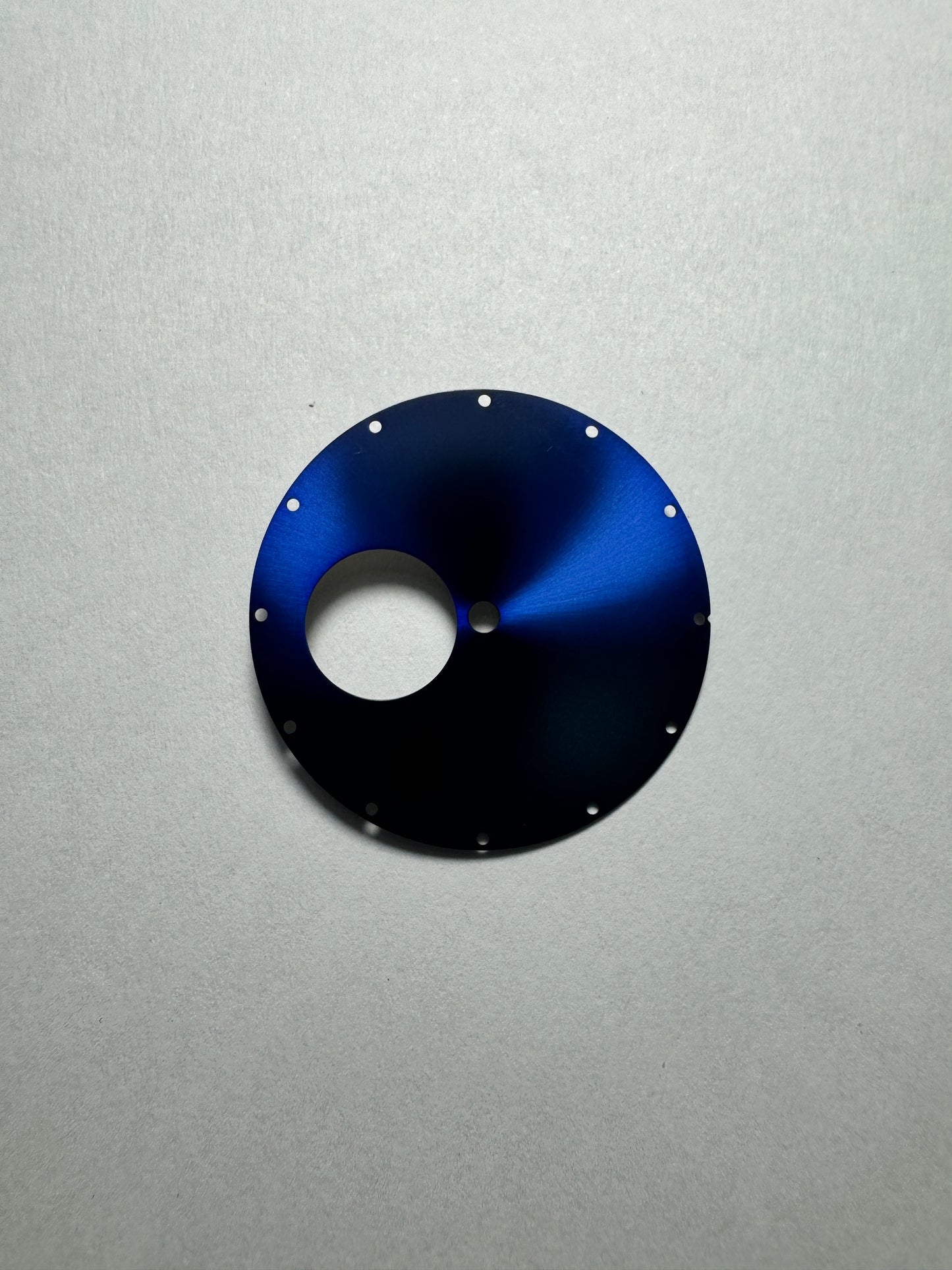 36MM |錶盤|圓形鏤空太陽紋藍色