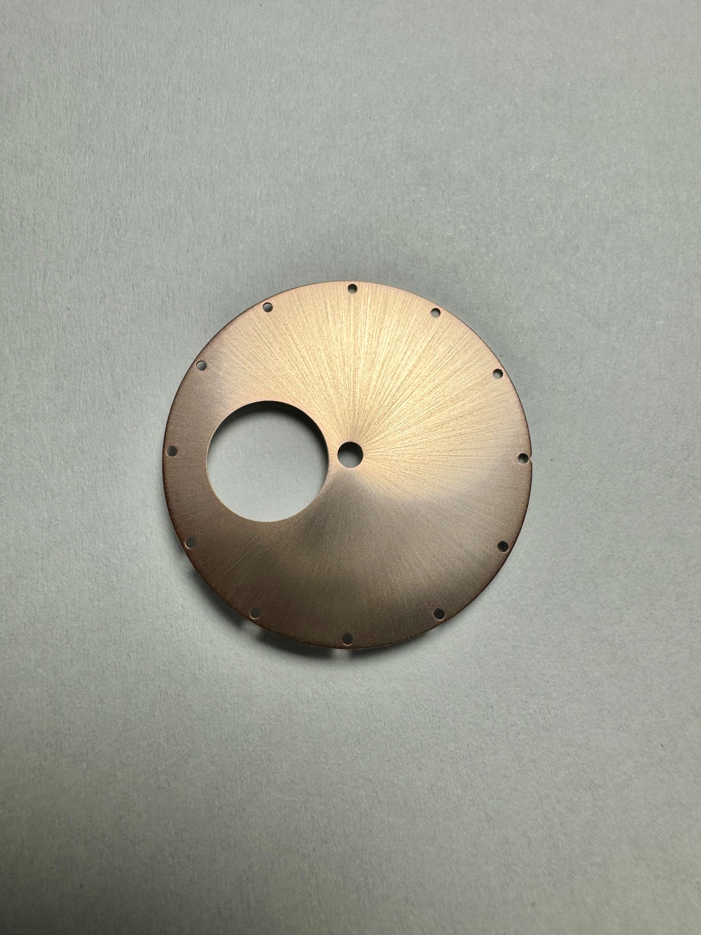 36MM |錶盤|圓形鏤空太陽紋玫瑰金色