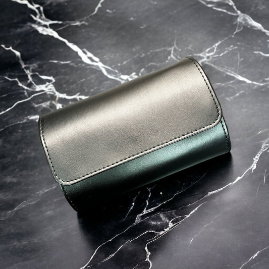 皮錶盒 時光寶盒 錶皮套 黑色 兩隻錶