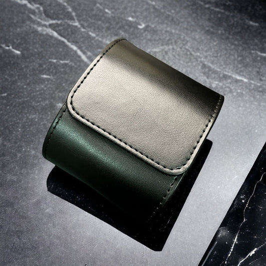 皮錶盒 時光寶盒 錶皮套 黑色 ㄧ隻錶