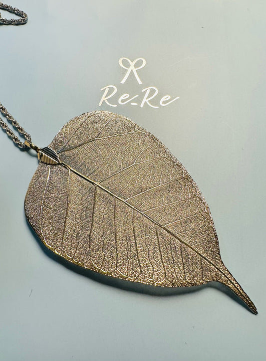 真葉項鍊-菩提葉(銀)