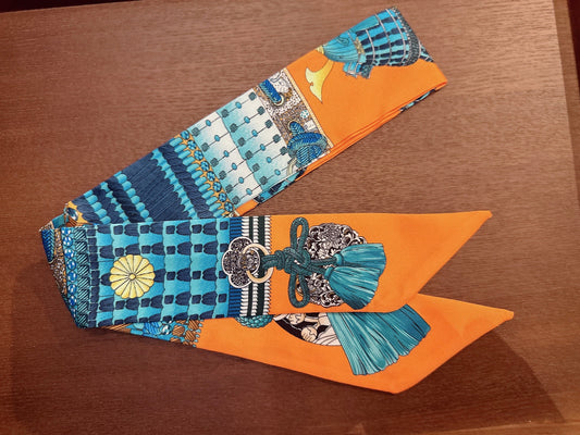 宮廷小絲巾 宮廷亮橘