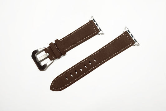 Apple Watch Strap Suede Dark Brown 22mm