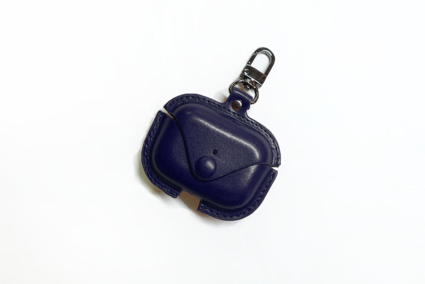 AirPods Pro 保護殼 油蠟皮革 海軍藍 1/2代