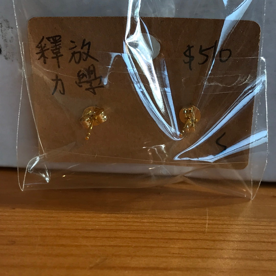 (純銀)釋放力學耳環/G - Watchmake Factory