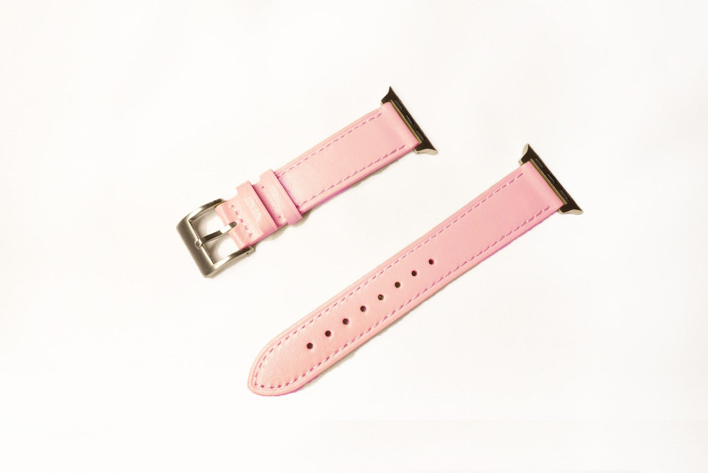 復古小牛皮錶帶 粉色20mm - Watchmake Factory