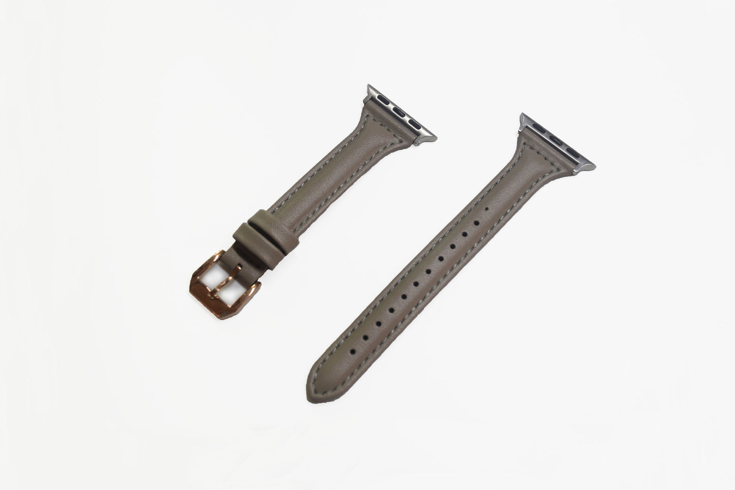 馬卡龍色系皮革錶帶 抹茶奶綠 14mm - Watchmake Factory