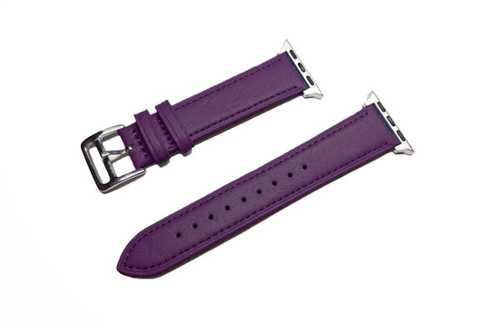 義大利小牛皮錶帶 紫色 20mm - Watchmake Factory