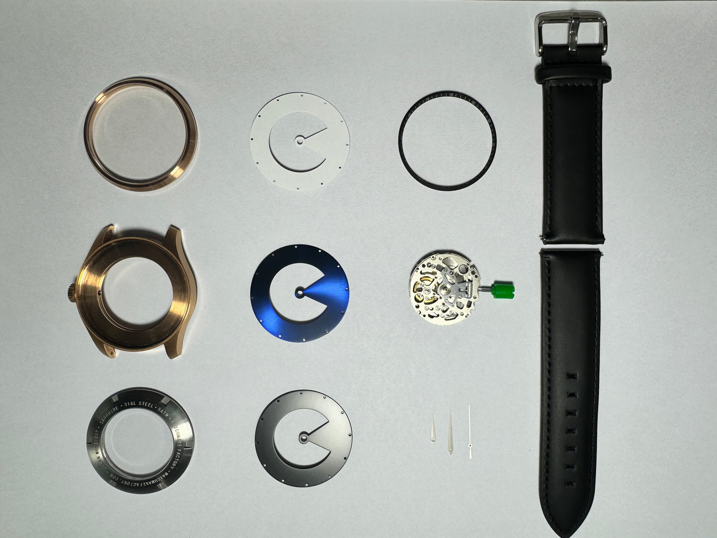 42MM機械錶 DIY KIT SET｜日本製自動上鏈機械機芯｜鏤空設計