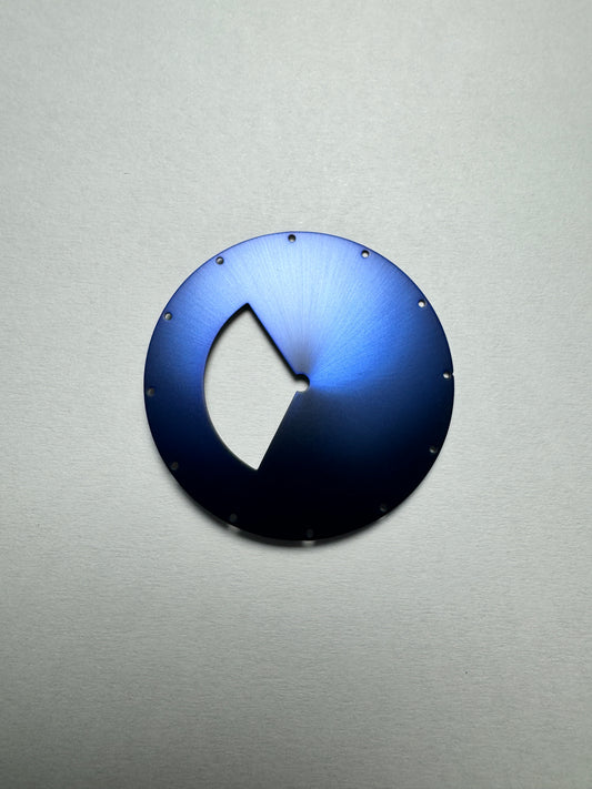 42MM |錶盤|扇形太陽紋藍色