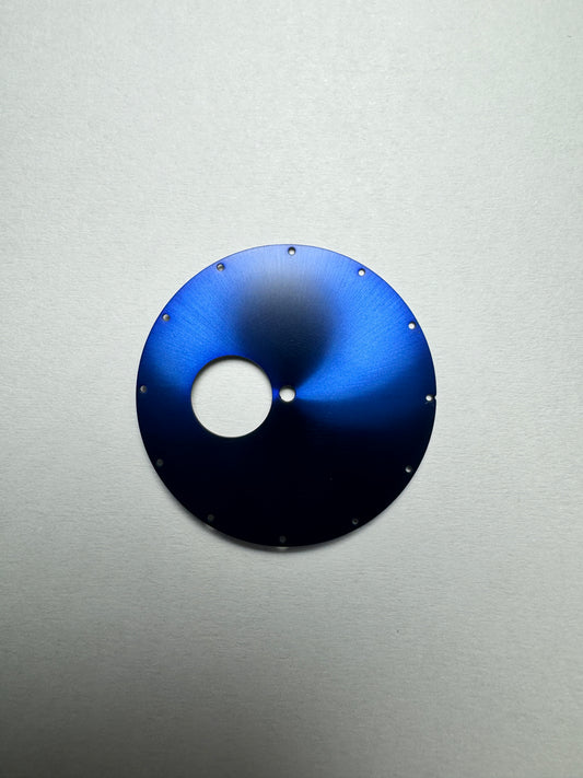 42MM ｜錶盤｜圓形太陽紋藍色