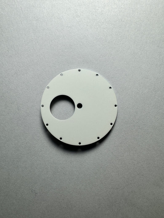 36MM |錶盤|圓形鏤空磨砂白色