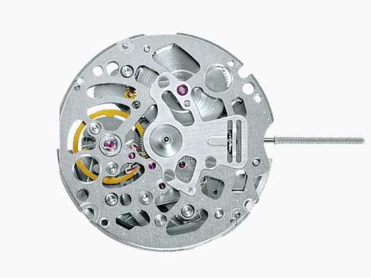 Seiko (SII) Caliber NH70 Skeleton Mechanical Watch Movement Silver TMI - Watchmake Factory 