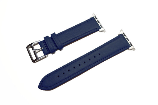 義大利小牛皮錶帶 海軍藍 22mm - Watchmake Factory