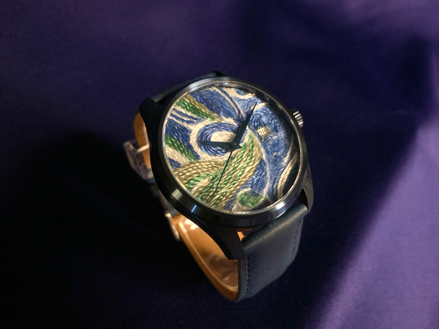 Rere星球系列: 地球 42mm 藍色錶殼 Seiko NH35機芯 - Watchmake Factory