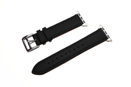 義大利小牛皮錶帶 黑色 20mm - Watchmake Factory