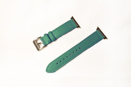 復古小牛皮錶帶 青色20mm - Watchmake Factory