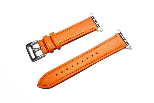 義大利小牛皮錶帶 愛馬橙 22mm - Watchmake Factory